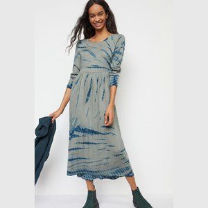 Dolan Left Coast Anthropologie Eliska Tie-Dye Maxi Dress Moss - Size XS